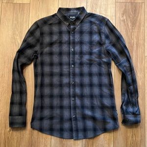 Only & Sons slim fit flannel. Size medium